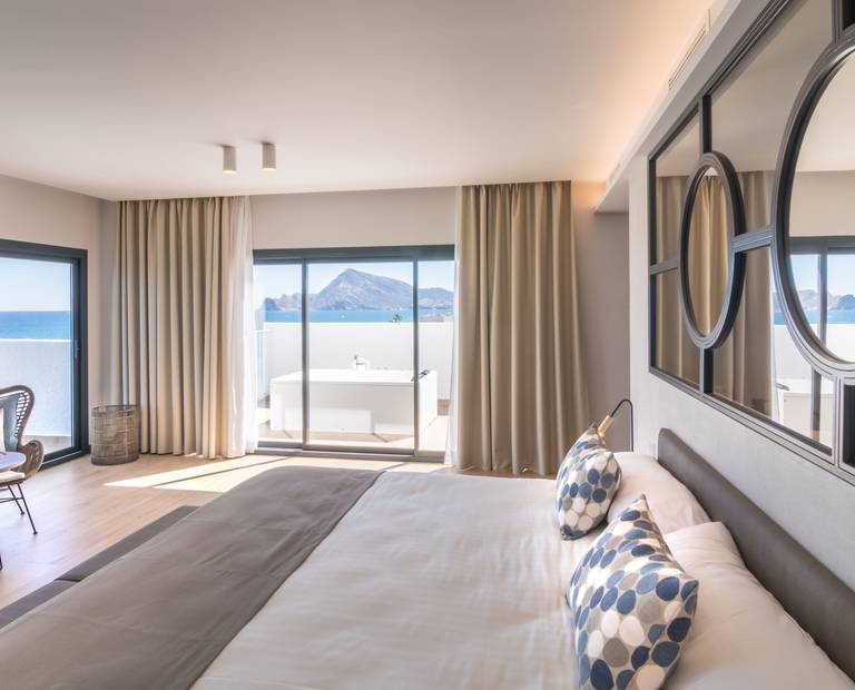 Junior suite mediterránea (met bubbelbad) Hotel Cap Negret Altea, Alicante
