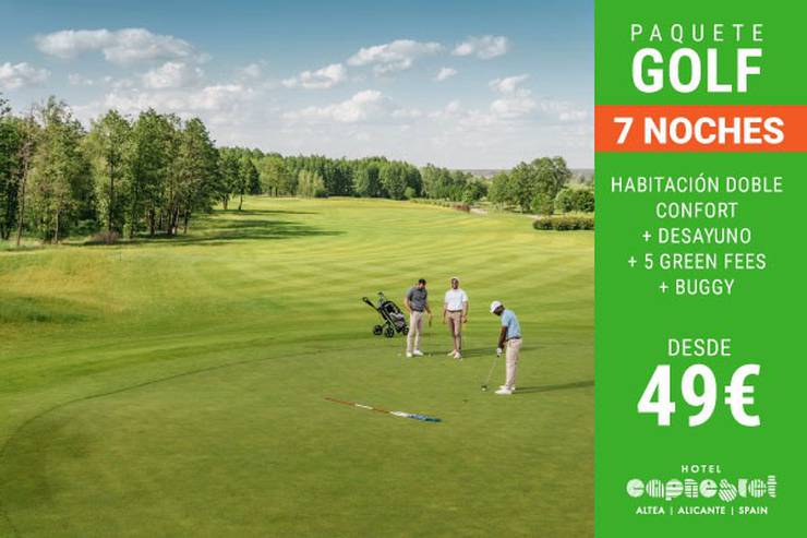Experiencia golf 7 noches hotel cap negret altea, alicante Experiencia golf 7 noches hotel cap negret altea, alicante