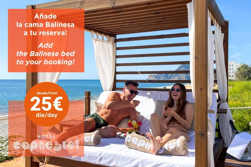 Mis ons balinese bed niet Hotel Cap Negret Altea, Alicante