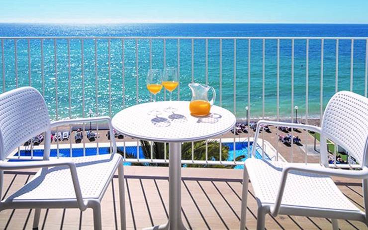 Kamer deluxe met frontaal zeezicht hotel cap negret altea, alicante Kamer deluxe met frontaal zeezicht hotel cap negret altea, alicante