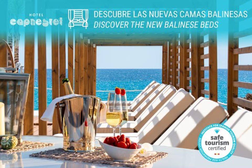 Ontdek de nieuwe balinesbedden Hotel Cap Negret Altea, Alicante Ontdek de nieuwe balinesbedden Hotel Cap Negret Altea, Alicante